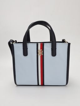 Tommy Hilfiger - Solid Blue Nylon Handbag