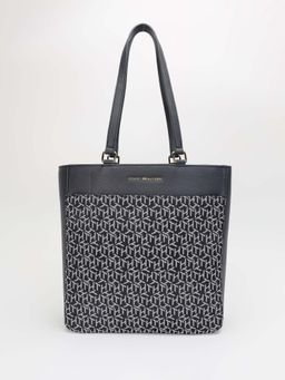 Tommy Hilfiger - Logo Blue Polyester Tote Bag