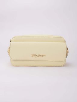 Tommy Hilfiger - Solid Yellow Pu Sling Bag