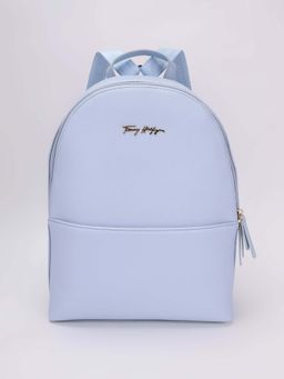 Tommy Hilfiger - Solid Blue Pu Backpack
