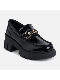 Aldo - Bigwalk Leather Black Solid Structured Shoe