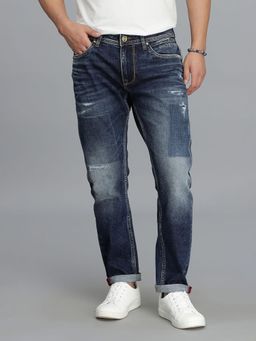 ROOKIES - Dark Blue 5 Pocket Low-Rise Ankle Length Jeans