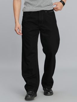 ROOKIES - Med Blue 5 Pocket Mid Rise Loose Fit Jeans