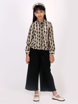 One Friday - Black Flared Trousers