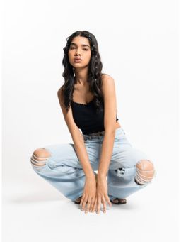 FREAKINS - 90's Full Length Wide Leg Jeans