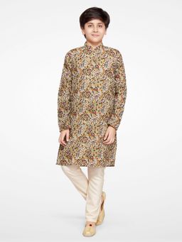 Jeetethnics - Boys Multi Kurta Pyjama Set (Set of 2)