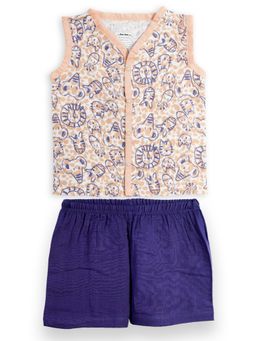 The Boo Boo Club - Multi-Color Printed Comfortable Fit Jabla and Shorts (Set of 2)