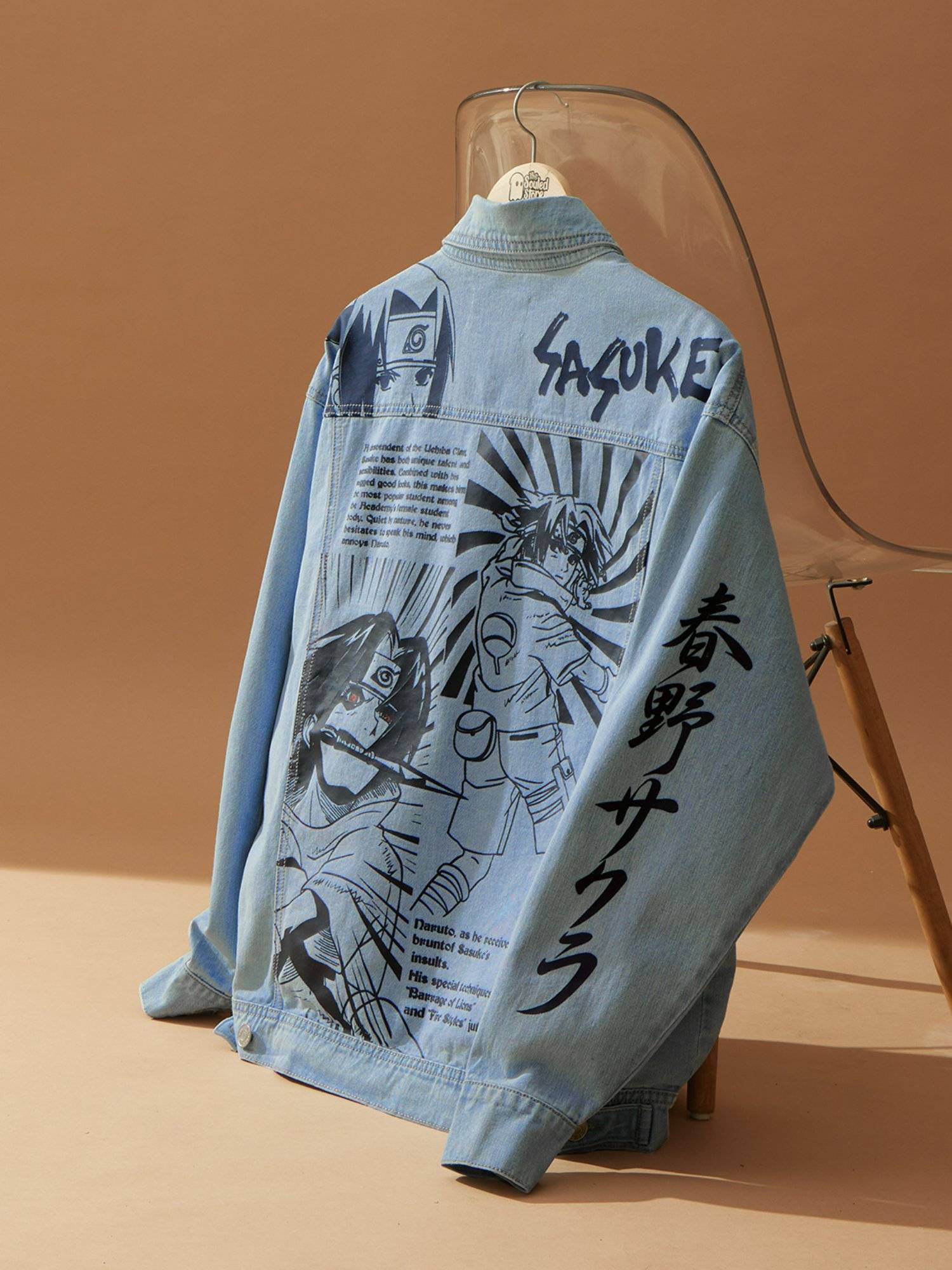 Buy The Souled Store Official Naruto Sasuke Men Denim Jackets Online