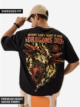 The Souled Store - Official House of the Dragon Dragons Did Men Oversized T-Shirts