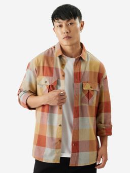 The Souled Store - Original Plaid Autum Gaze Men Relaxed Casual Shirts