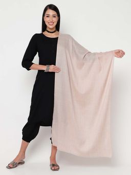 La Vastraa - Light Pink Woven Shawl