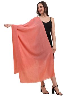 La Vastraa - Peach Woven Shawl