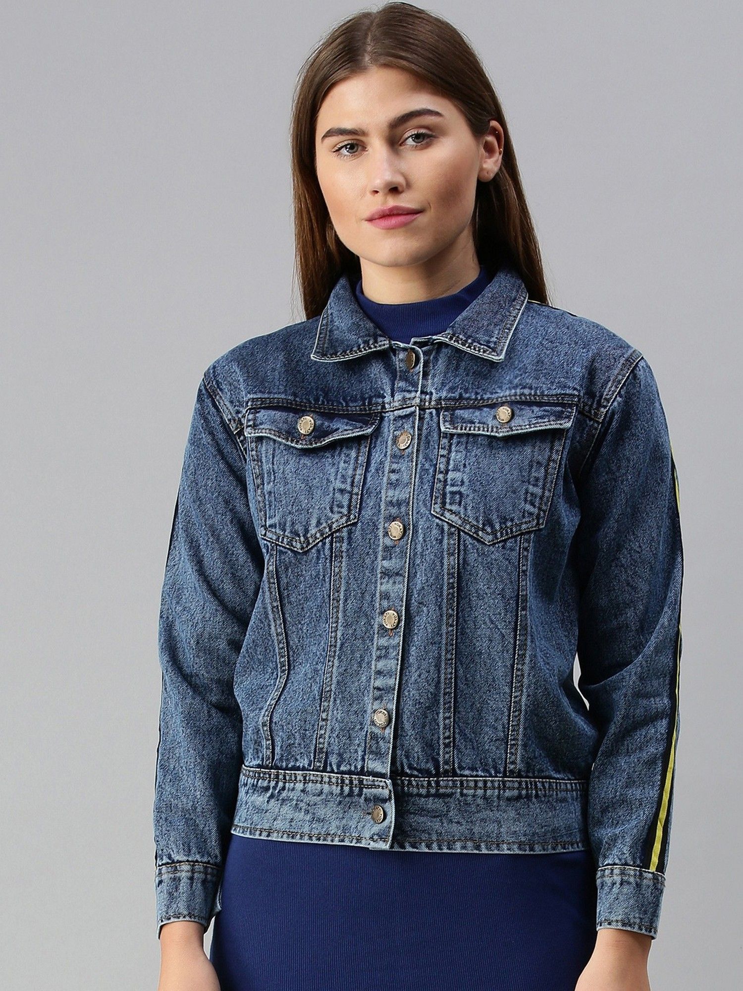 voxati Womens Denim Jacket Blue-picture-13
