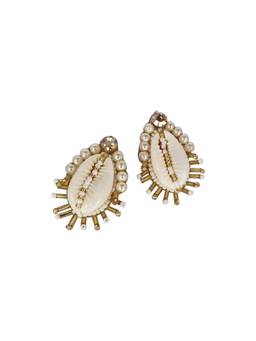 Label Pooja Rohra - Gold Mary Earrings