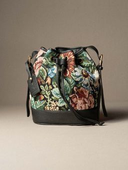 Theater - Sangria Floral Printed Sling Bag