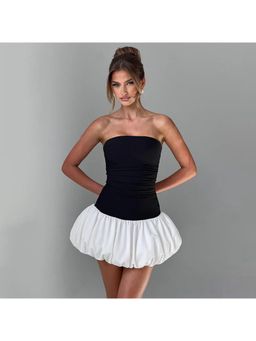 Miakee - Vemola Black Strapless Mini Dress