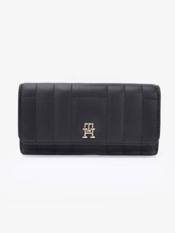 Tommy Hilfiger - Quilted Black Pu Wallet