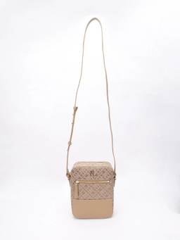 Tommy Hilfiger - Logo Brown Polyester Sling Bag