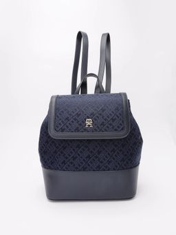 Tommy Hilfiger - Logo Navy Polyester Backpack