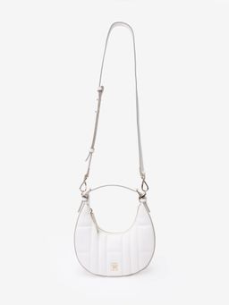 Tommy Hilfiger - Quilted Off-White Pu Sling Bag