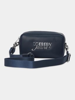 Tommy Hilfiger - Logo Navy Blue Pu Crossbody Bag