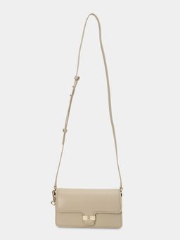Tommy Hilfiger - Solid Beige Pu Sling Bag