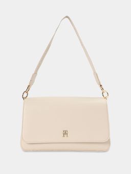 Tommy Hilfiger - Solid Beige Pu Sling Bag