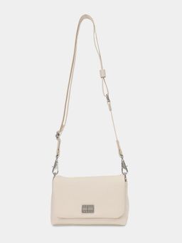 Tommy Hilfiger - Solid Beige Pu Sling Bag