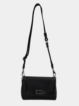 Tommy Hilfiger - Solid Black Pu Sling Bag