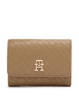 Tommy Hilfiger - Logo Khaki Pu Tri-Folds Wallet