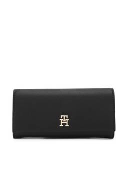 Tommy Hilfiger - Solid Black Polyester Wallet
