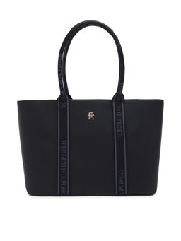 Tommy Hilfiger - Solid Blue Pu Tote Bag