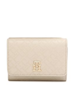 Tommy Hilfiger - Logo Beige Pu Tri-Folds Wallet