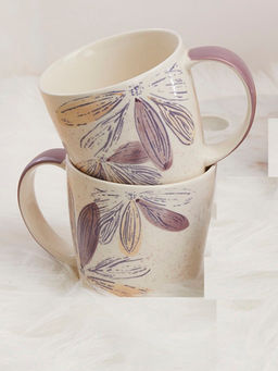 The Wishing Chair - Purplicious Handpainted Ceramic Mugs (Set of 2)