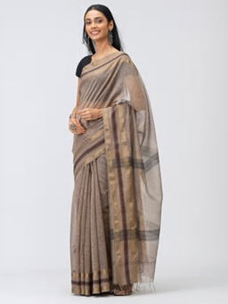 Fabindia - Cotton Silk Block Printed Sari