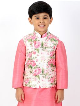 Vastramay - Boys Multi-color Nehru Jacket