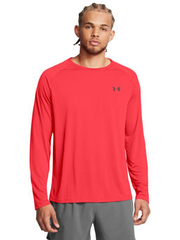 Under Armour - UA Tech 2.0 Red Full Sleeves T-Shirt