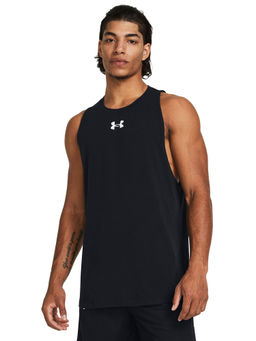 Under Armour - UA BASELINE CottonBlack Sleeveless Tank Top