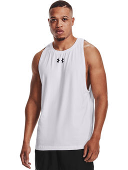 Under Armour - UA BASELINE CottonWhite Sleeveless Tank Top