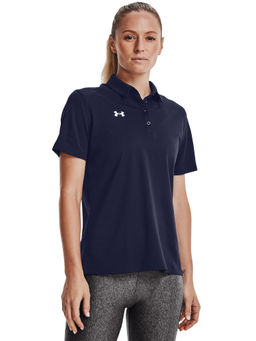 Under Armour - UA Team Tech Blue Half Sleeves Polo T-Shirt