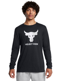 Under Armour - UA Project Rock Brahma Bull Black Full Sleeves T-Shirt