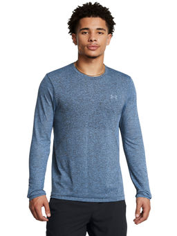 Under Armour - UA SEAMLESS STRIDE Blue Full Sleeves T-Shirt