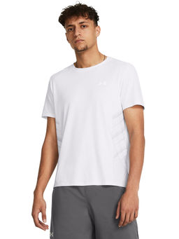 Under Armour - UA LAUNCH ELITE Graphic White Half Sleeves T-Shirt