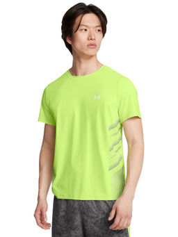Under Armour - UA LAUNCH ELITE Graphic Green Half Sleeves T-Shirt