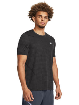 Under Armour - UA Vanish Seamless Grid Grey Half Sleeves T-Shirt