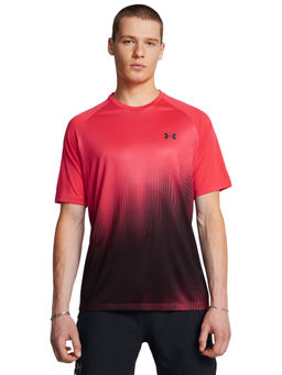 Under Armour - UA Tech Fade Red Half Sleeves T-Shirt