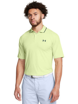 Under Armour - UA Iso-Chill Green Half Sleeves Polo T-Shirt