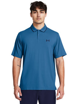 Under Armour - UA Iso-Chill Blue Half Sleeves Polo T-Shirt