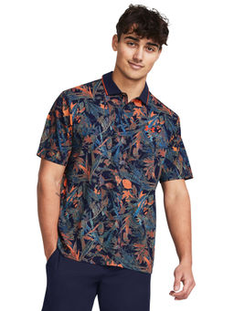 Under Armour - UA Iso-Chill Edge Multi-Color Half Sleeves Polo T-Shirt
