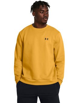 Under Armour - UA Unstoppable Fleece Crew Yellow Full Sleeves Sweatshirt